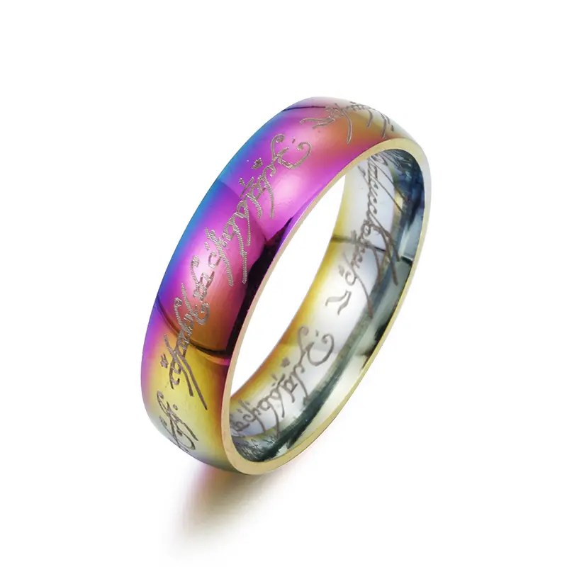 Titanium Steel Ring Men's