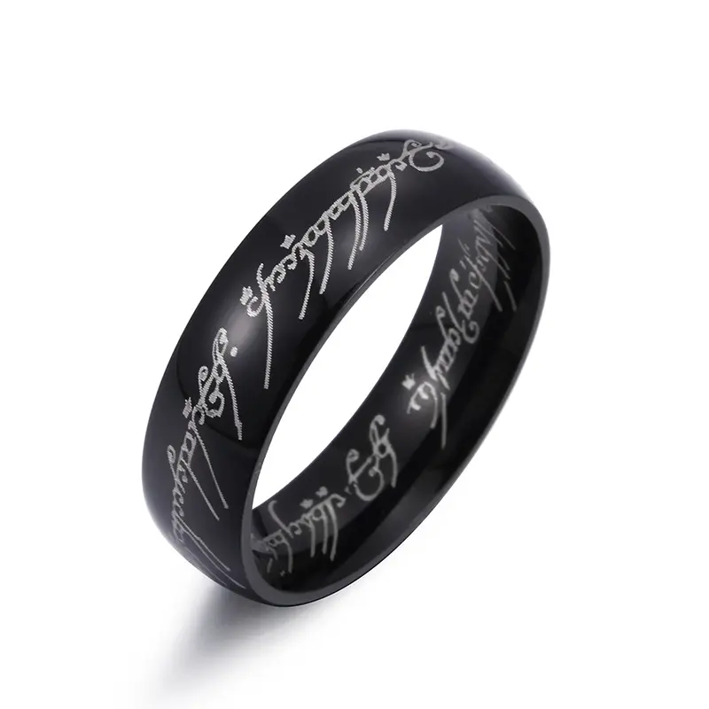 Titanium Steel Ring Men's