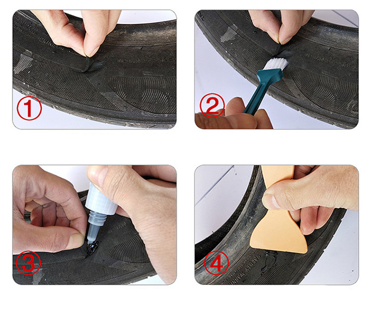 480s adhesive car rubber tire glue