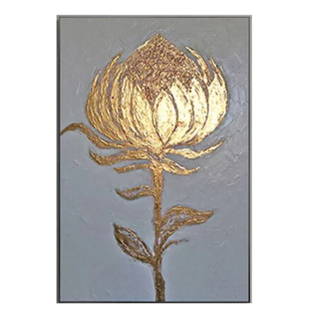 Handmade Floral Oil On Canvas Painting Home Decoration Poster H - Shop at LoveMi