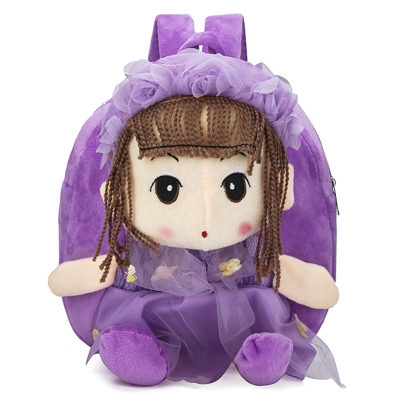 Boys And Girls Cartoon Cute Canvas Doll Backpack — foto 10