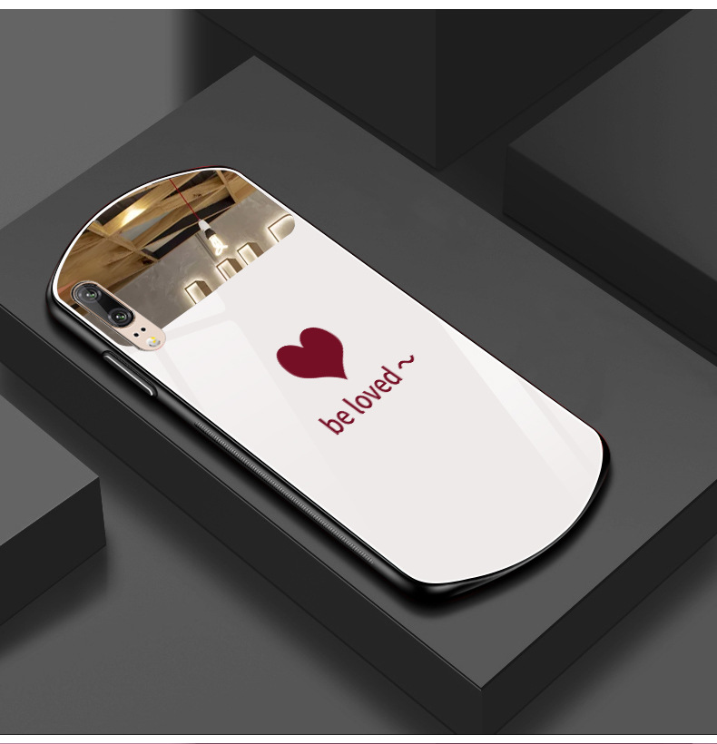 Title 5, Love Touch Mirror Glass Mobile Phone Case. Effo...