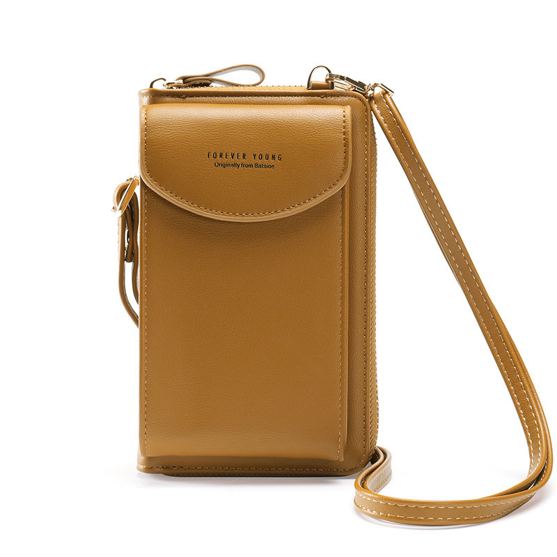 Multifunctional Long Clutch Ladies Wallet Brown - Shop at LoveMi