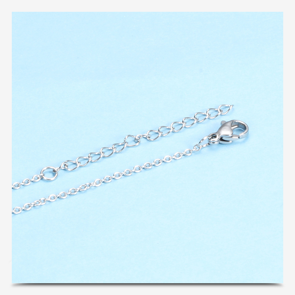 Round temperament pendant necklace