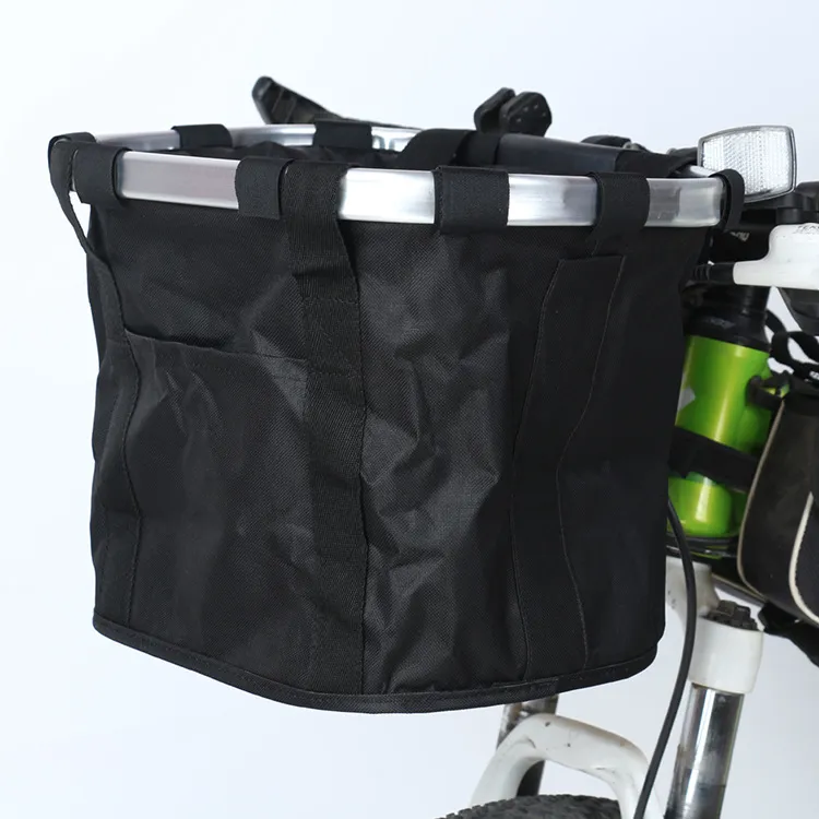 Mountain Bike Aluminum Alloy Basket - Black