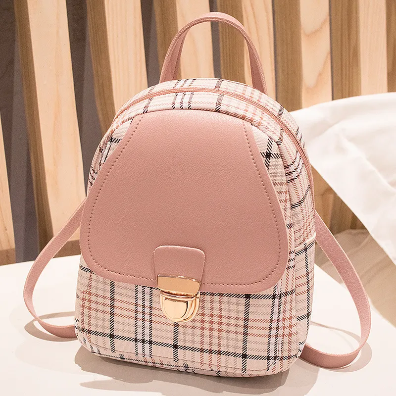 One shoulder diagonal phone bag - Pink