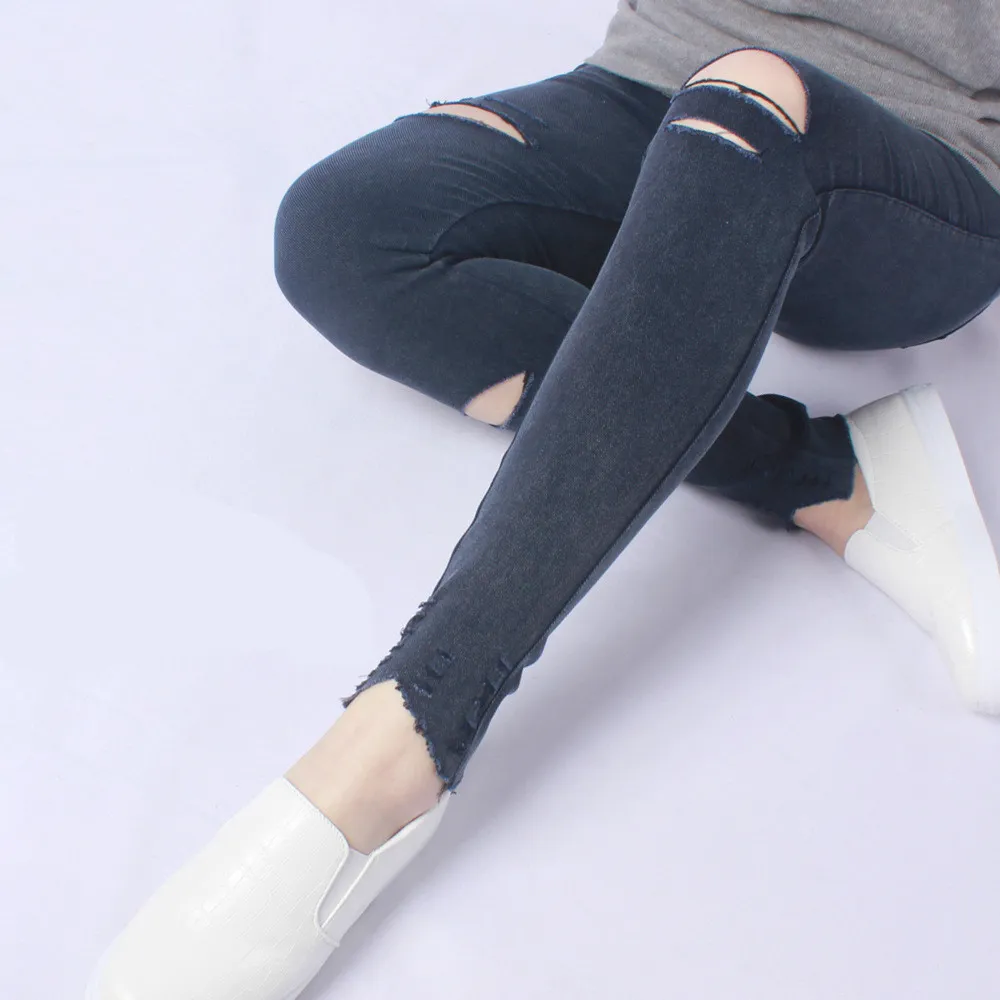 jeans leggings - Blue