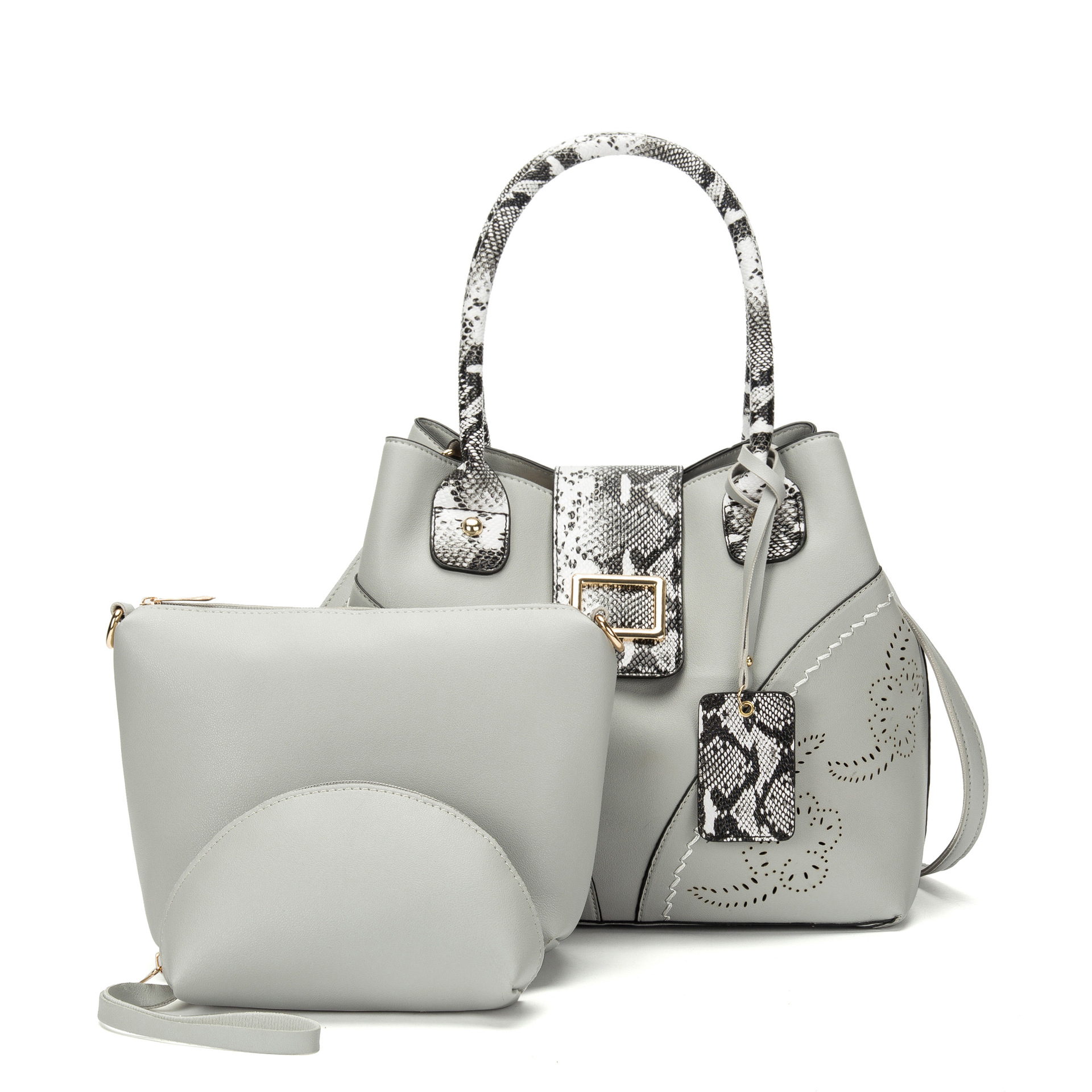 PU Three-Piece Tote Set, picture 6 of 8