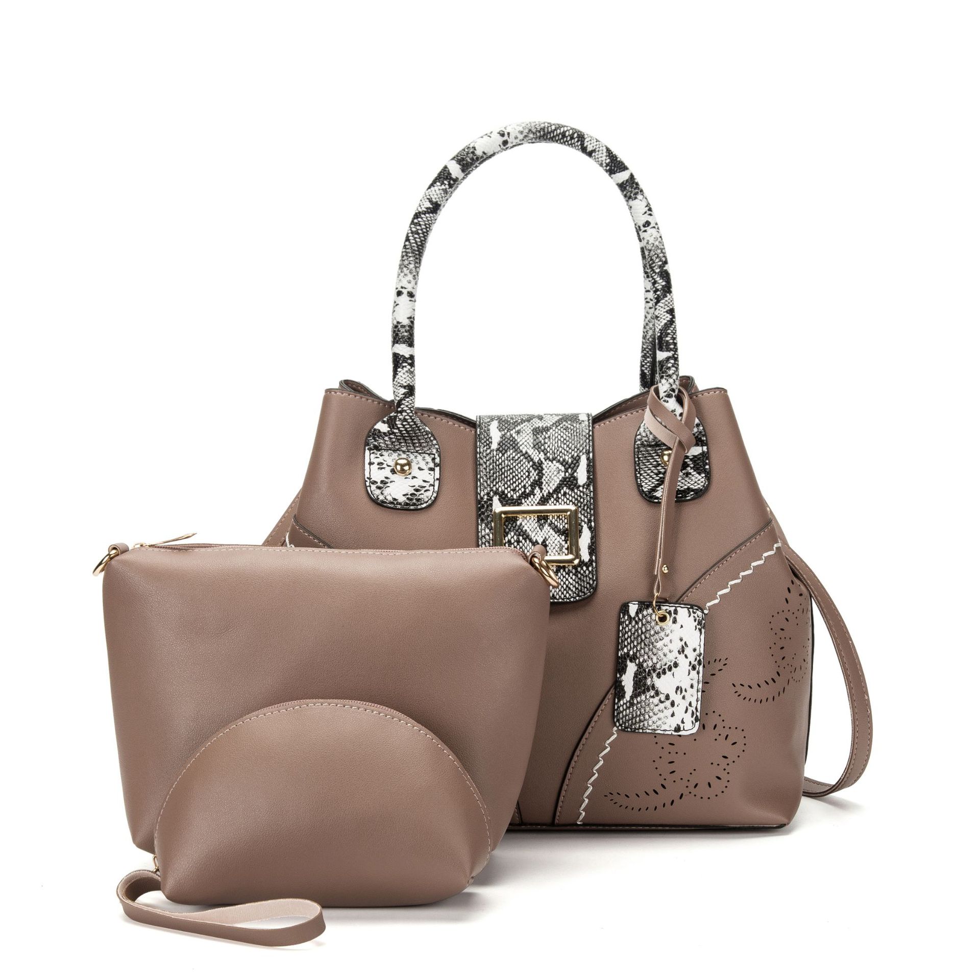 PU Three-Piece Tote Set, picture 3 of 8