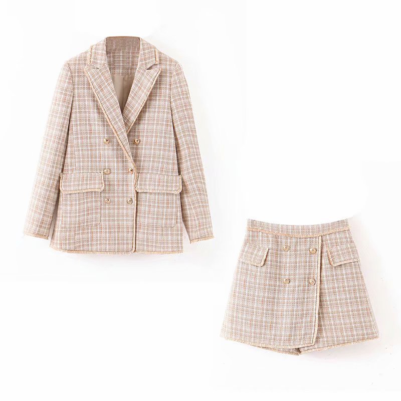 The new small breeze tweed coat shorts suit women