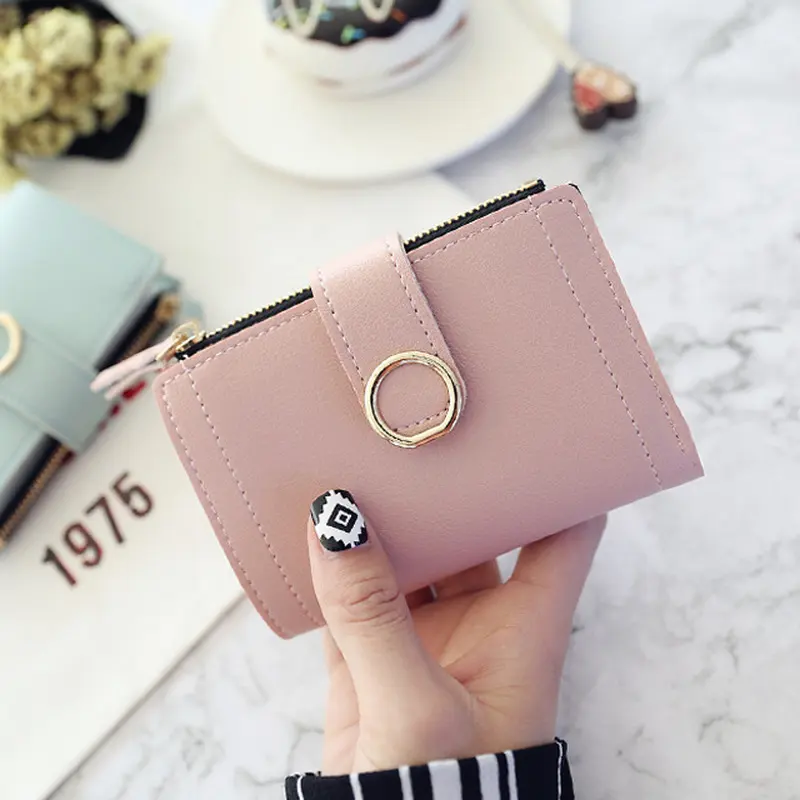 Buckle Ring Women Wallet