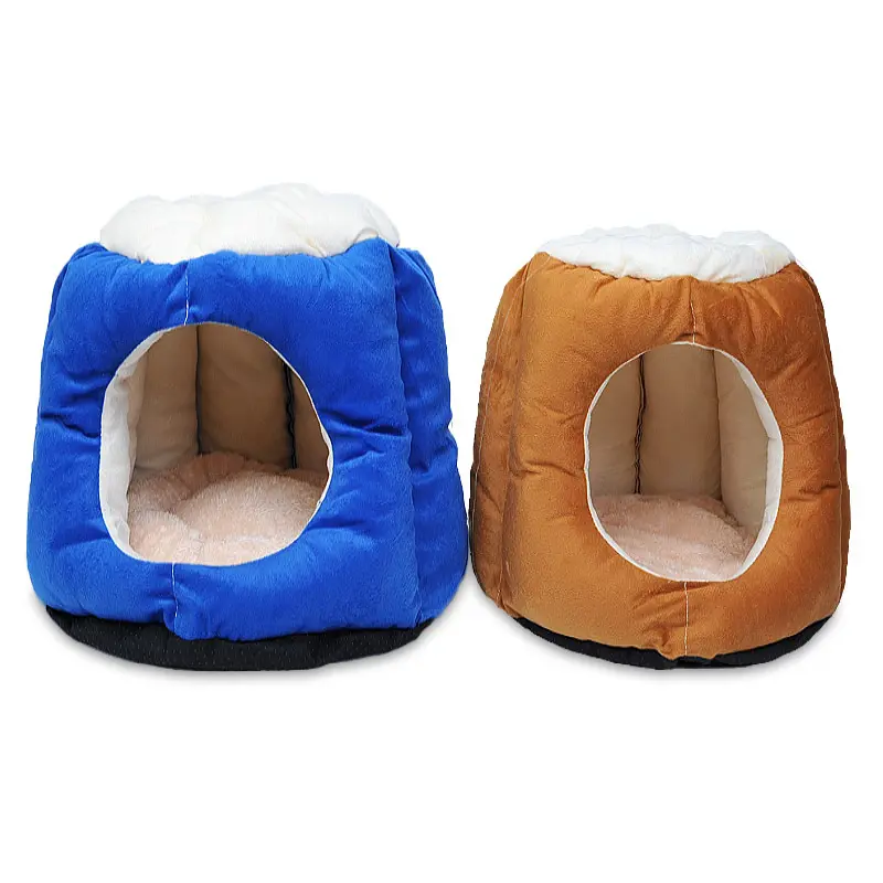 Semi-enclosed cat tent pet nest
