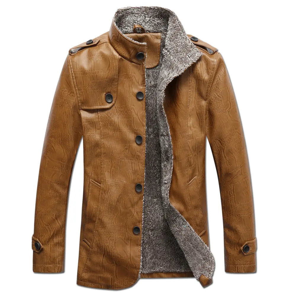 Plus Velvet Thick Fur Coat Leather