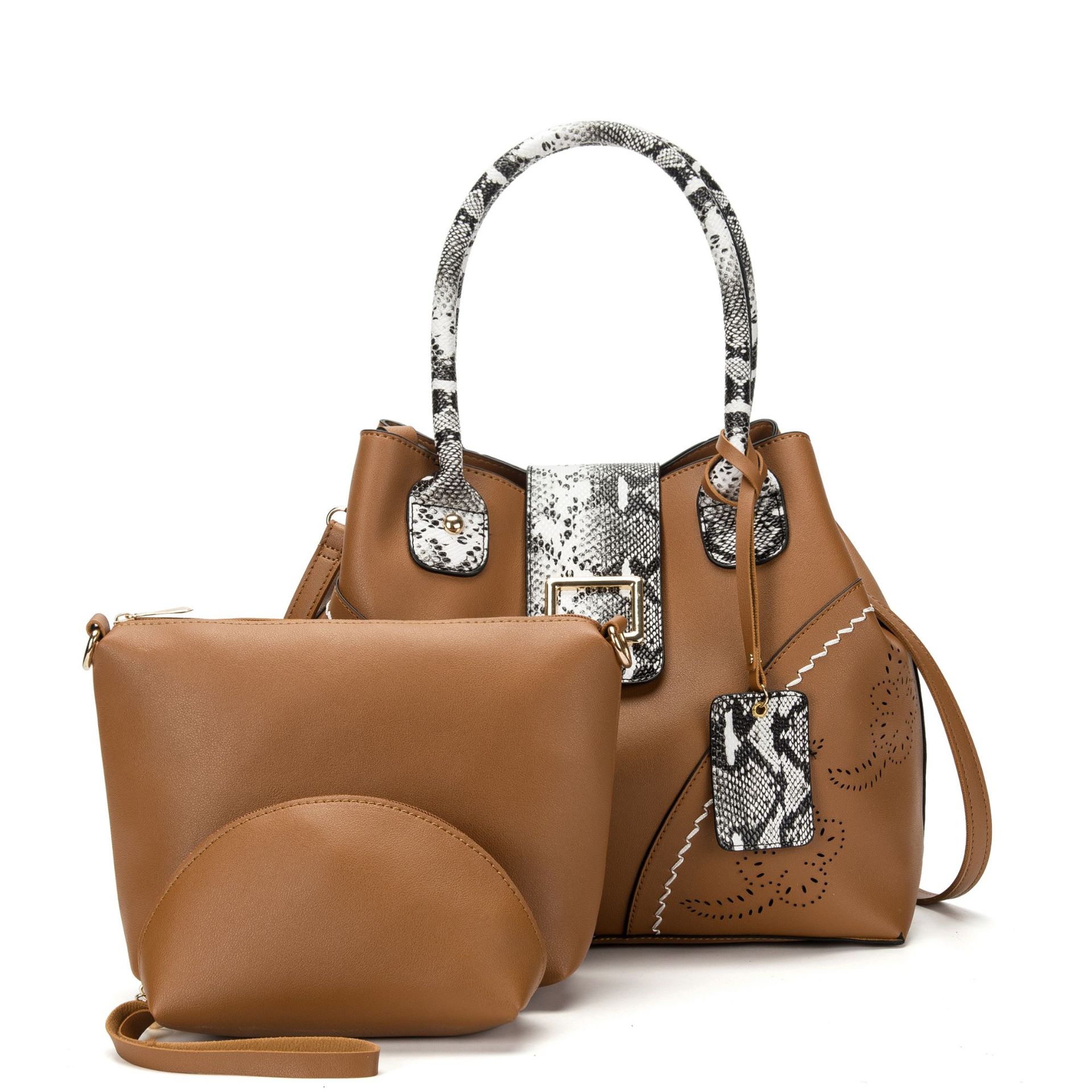 PU Three-Piece Tote Set, picture 5 of 8