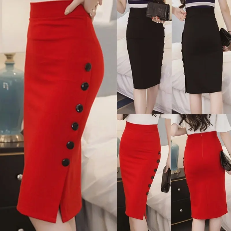 Hip Skirt Sexy Split