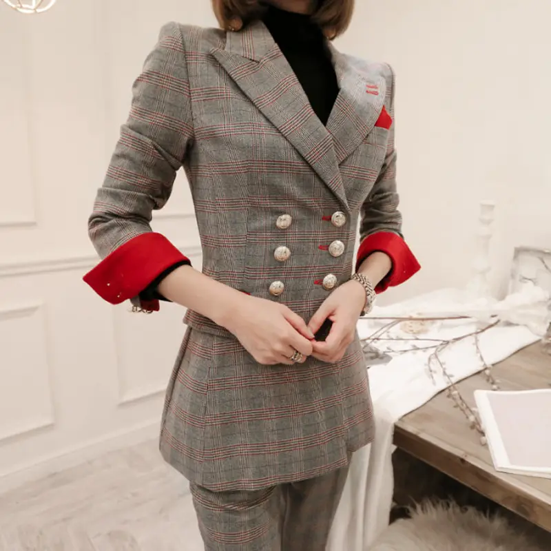 Tempered Plaid Suit