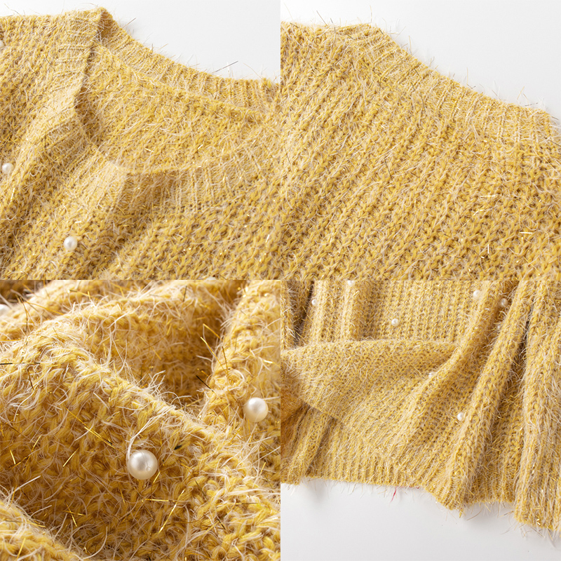 Gold Beaded Horse Pullover