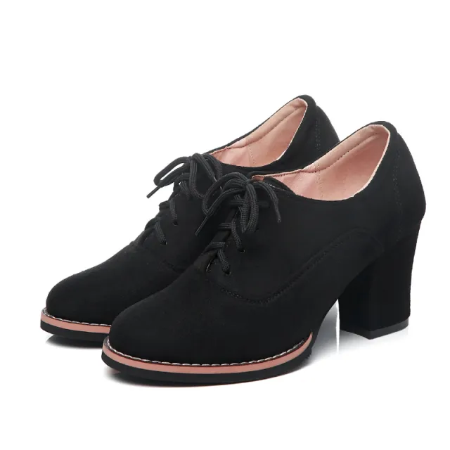 Front lace up nude boots Nude - Shop at LoveMi