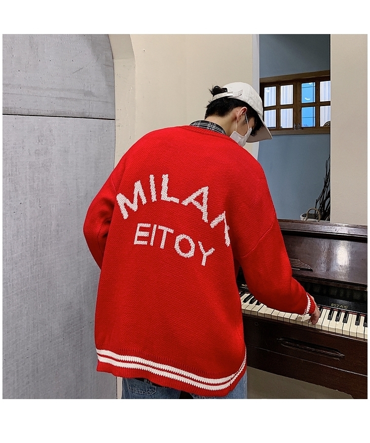 Men's crew neck sweater