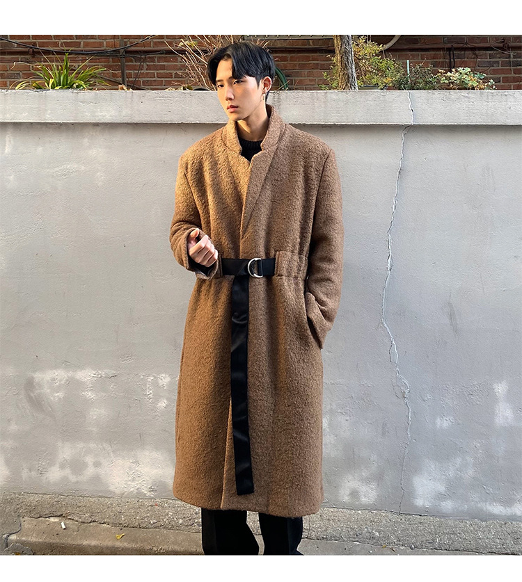 Woolen coat is delicate