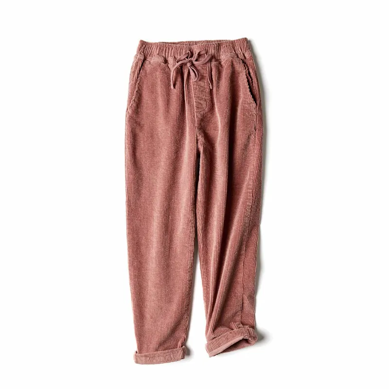 Spring High Waist Wide Leg Pants - Pink