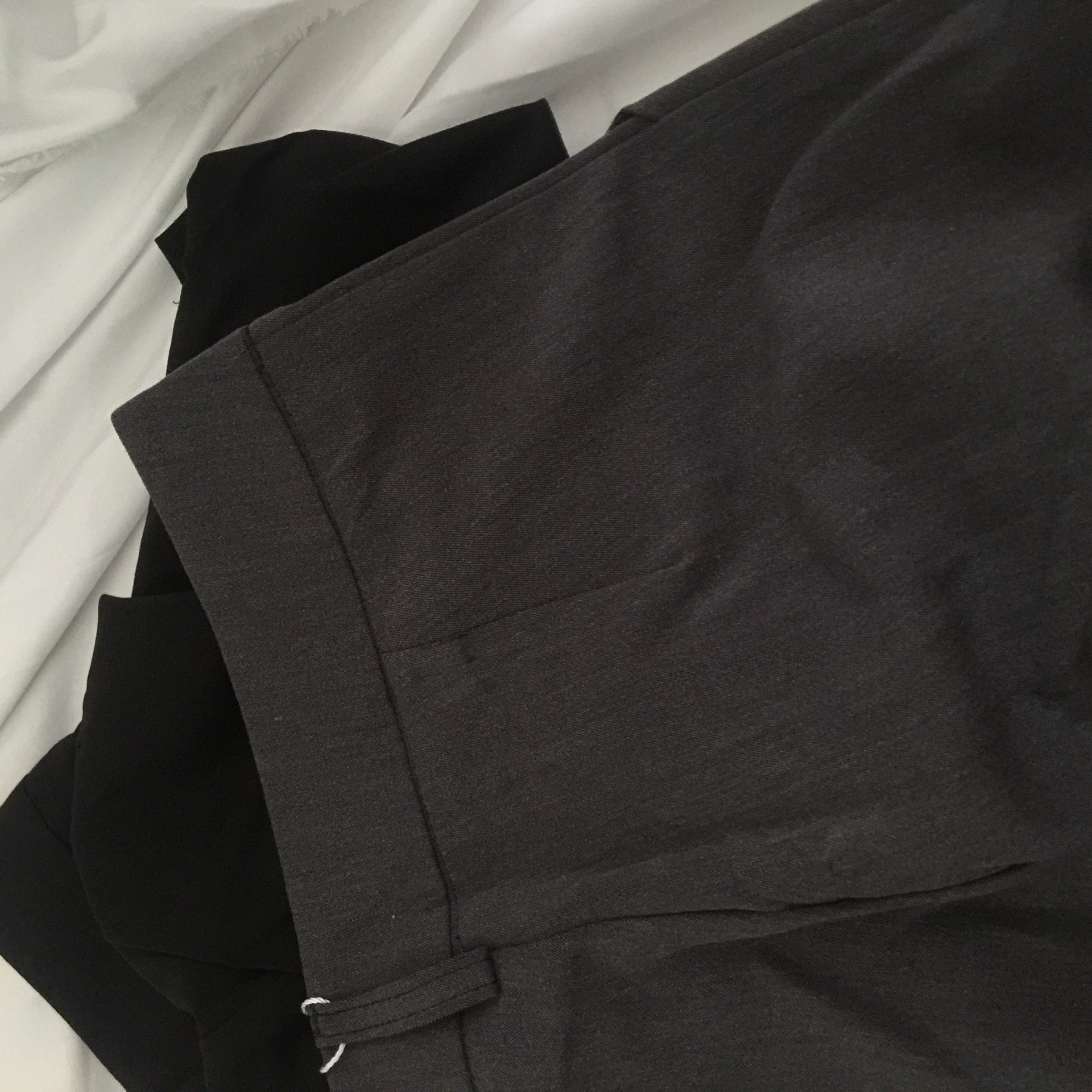 Casual straight trousers