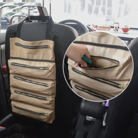 Multifunctional Canvas Hanging Storage Bag
