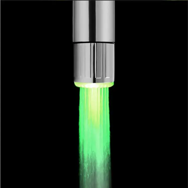 Creative Kitchen Bathroom Light Up LED Faucet Green - Shop at LoveMi