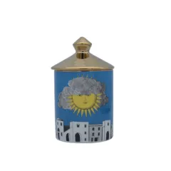 Face Aromatherapy Candle Holder Can Cotton Swab Storage Container - Style 2 - View 1