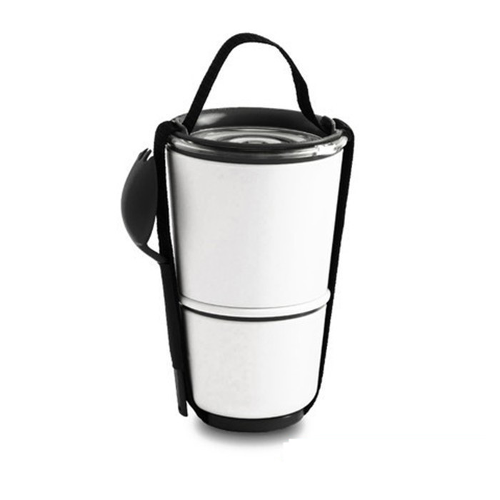 Stackable Lunch Pot Box Lime MOQ Black - Shop at LoveMi