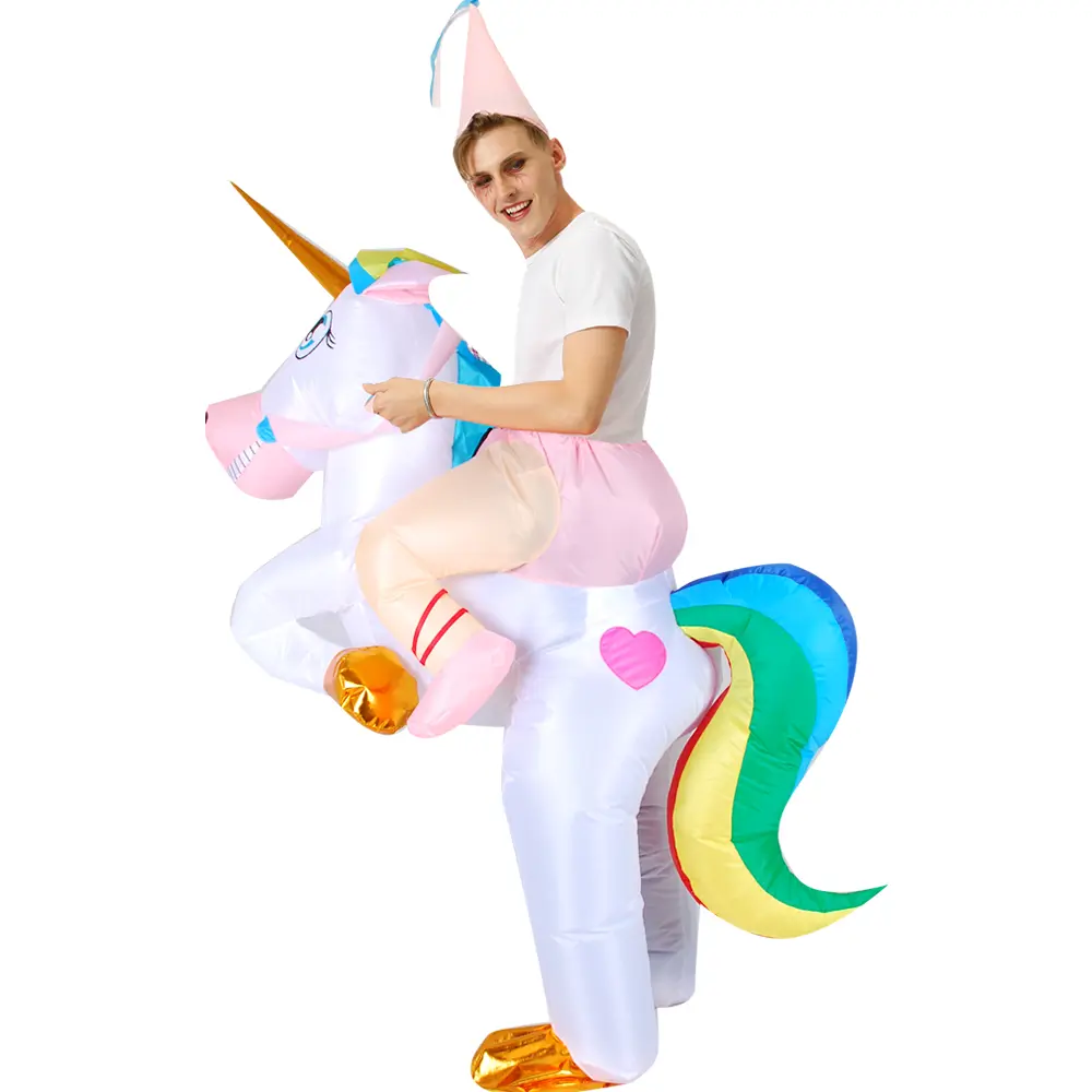 Inflatable Unicorn Rider Costume