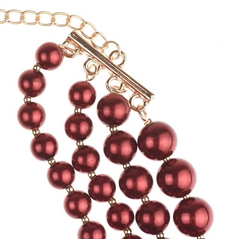 Exaggerated alloy necklace