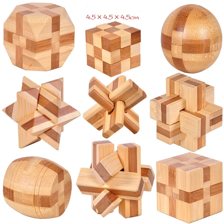 Kongming Lock Bamboo Educational Toy