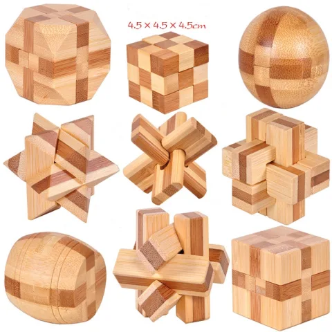 Kongming Lock Bamboo Educational Toy