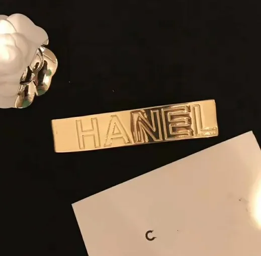 Metal Letter Gold Hair Clip Gold - Shop at LoveMi