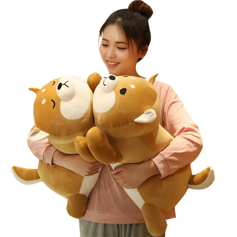 Down Cotton Shiba Inu Dog Figure