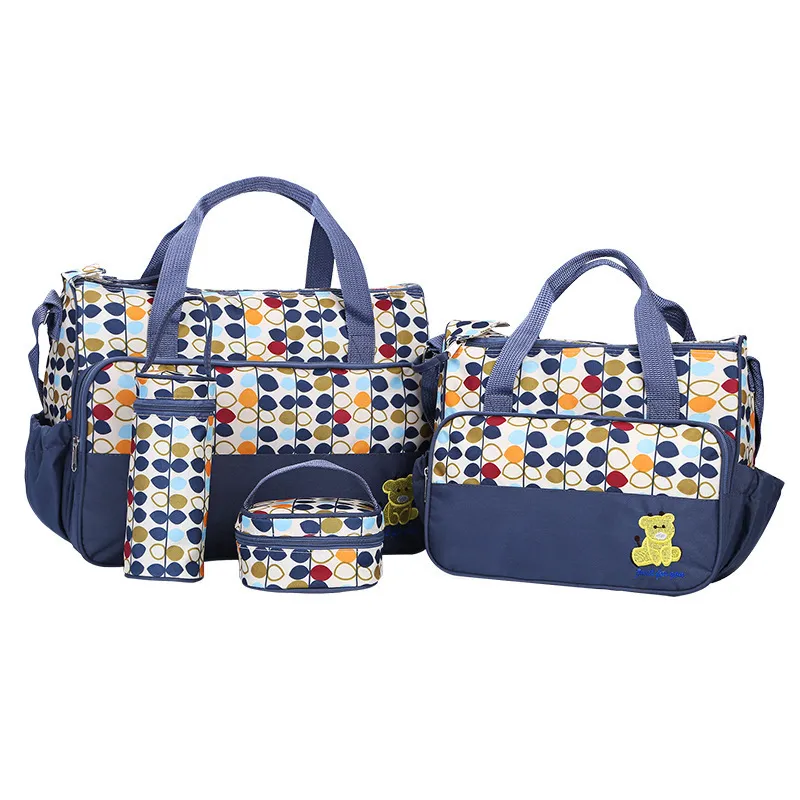 Five-piece multifunctional mummy bag - Navy