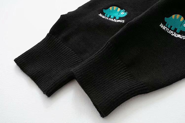 Embroidered animal sweater