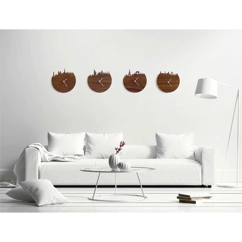 Bamboo Wall Clock, Quartz Movement