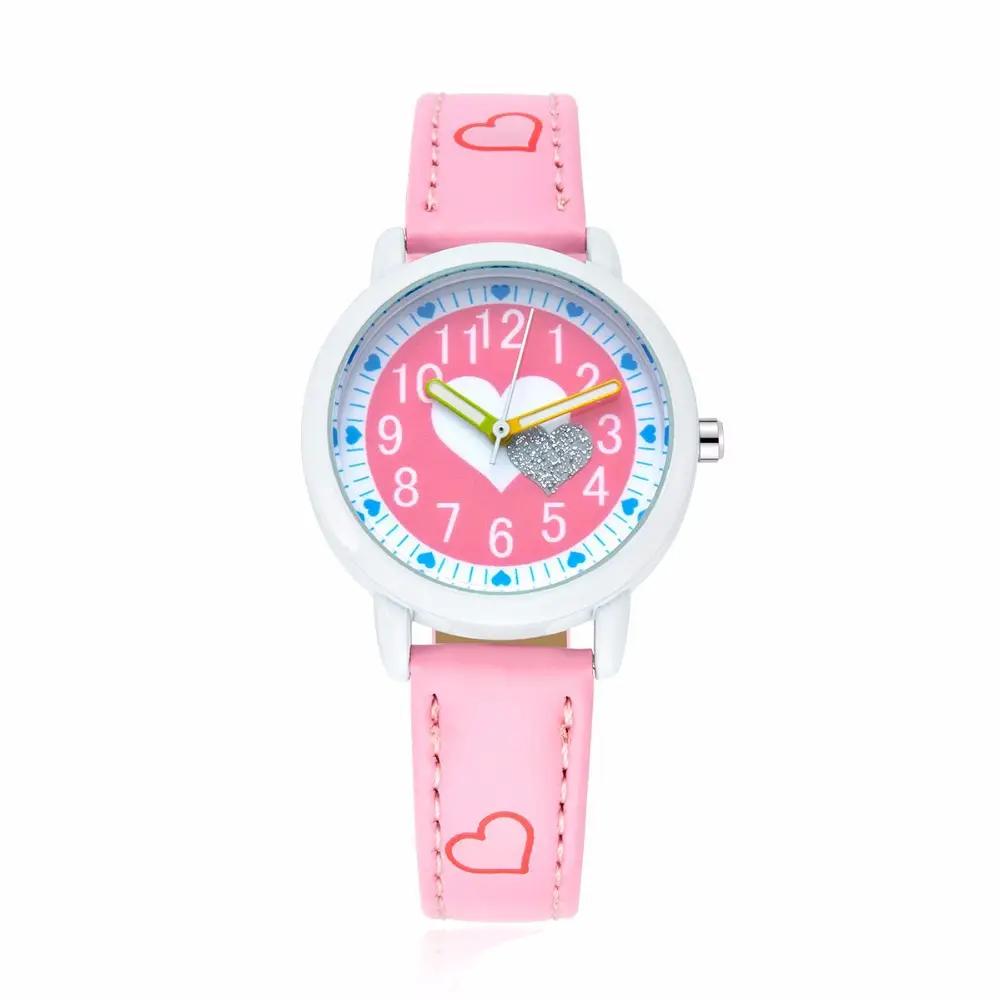 Cartoon love dial casual fashion children's watch