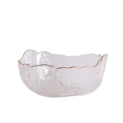 Phnom Penh Hammered Salad Bowl - Gold - View 1