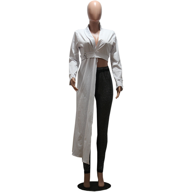 Lace-up Slim Fit Top