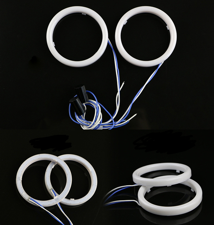 Car modified led cotton light angel eye ring daytime running light — foto 4