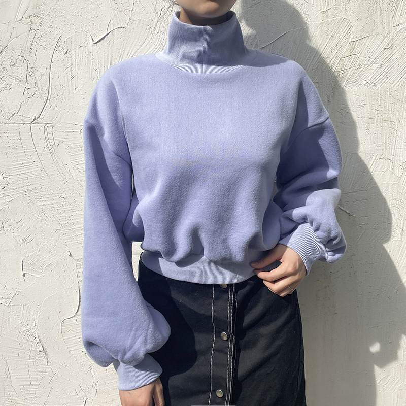 Lantern sleeve sweater