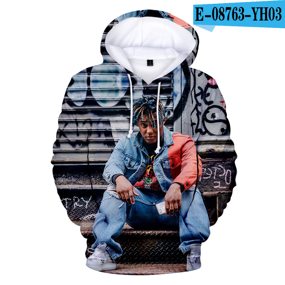 Hip-hop singer Juice Wrld 3D Hoodie - CJdropshipping