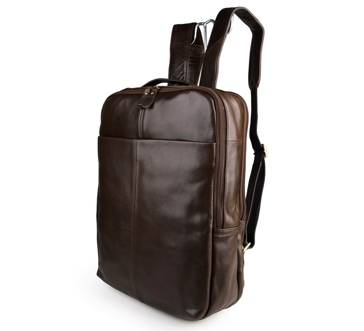 Top layer leather computer backpack — foto 10