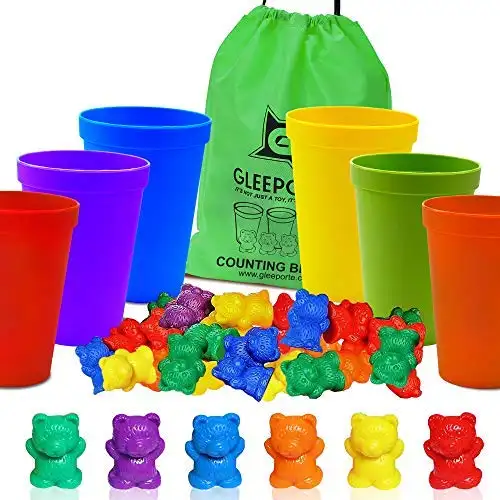 Six color bear weights
