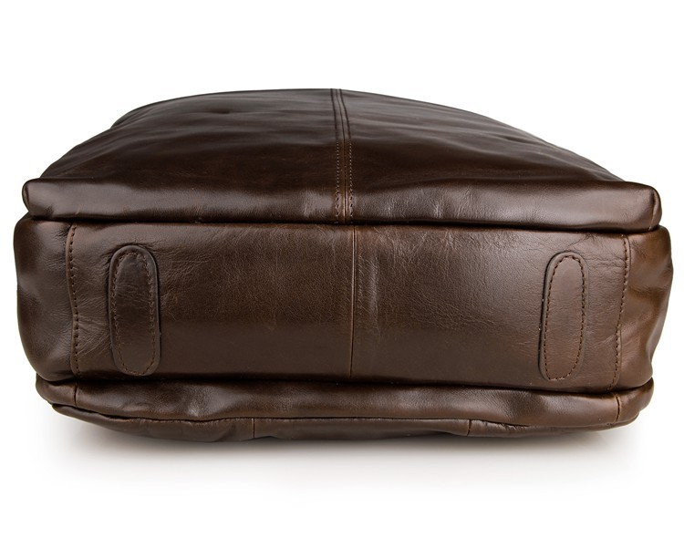 Top layer leather computer backpack — foto 4
