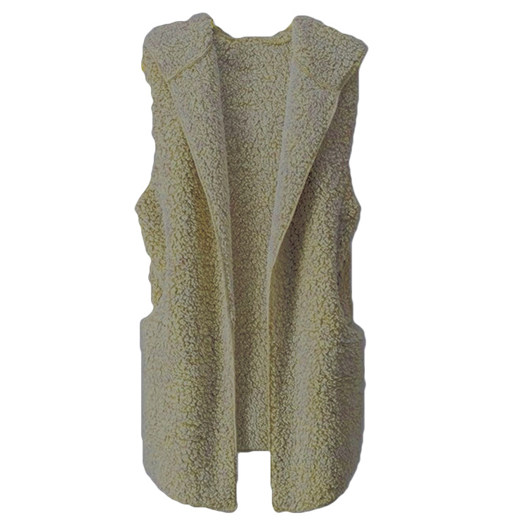 Fleece plush vest