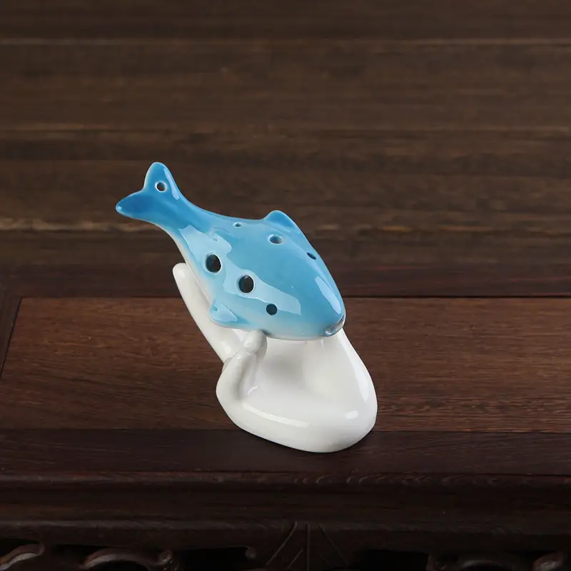6-hole shaped little dolphin series Ocarina